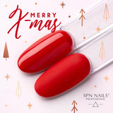 SPN Nails UV/LED Gel Polish Merry X-mas Red Gloss Matte