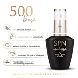 SPN Nails UV LaQ Hybrid Base Coat 500 features