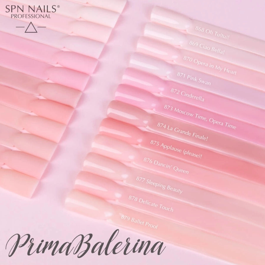 SPN Nails UV/LED Gel Polish 872 Cinderella Nail Nude Prima Balerina Collection