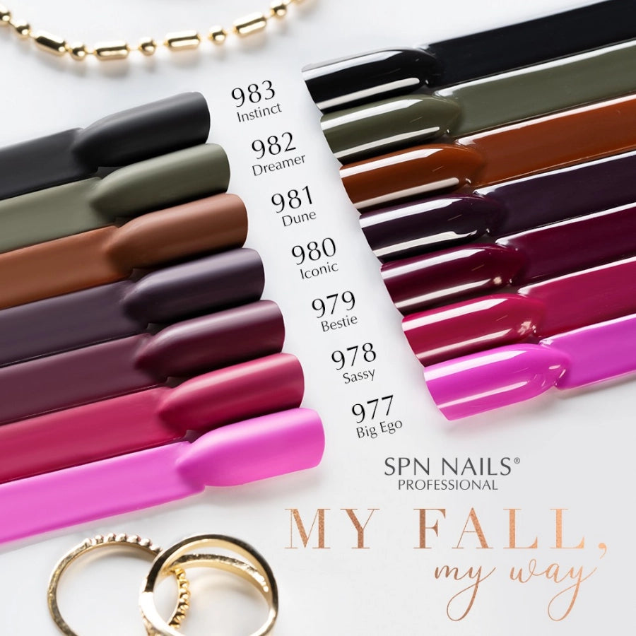 SPN Nails UV/LED Gel Polish 980 Iconic My Fall My Way Collection