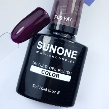 Sunone UV/LED Gel Polish F09 Fay swatch