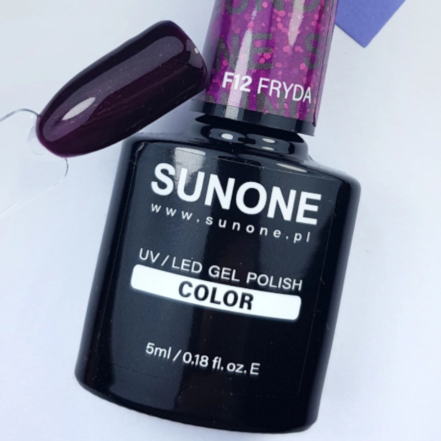Sunone UV/LED Gel Polish F12 Fryda swatch