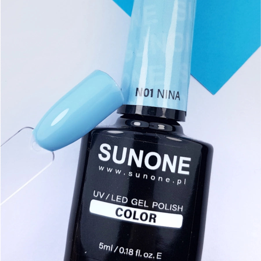 Sunone UV/LED Gel Polish N01 Nina swatch