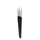 Sunone Black Nail Brushes Set 3pcs