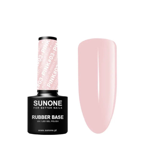 Sunone UV/LED Gel Polish Rubber Base 03 Pink