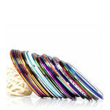 Sunone Nail Sticker Rolls Striping Tapes 5pcs different colours