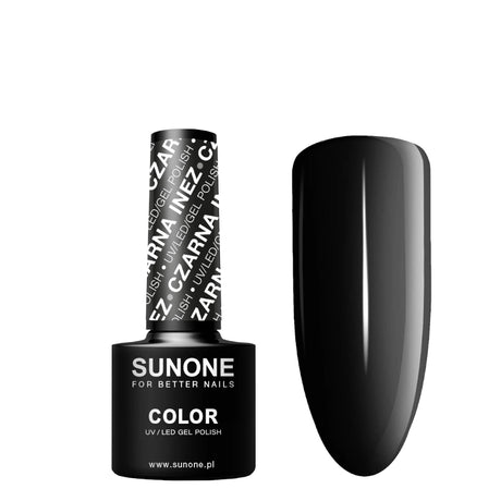 Sunone UV/LED Gel Polish Black Inez