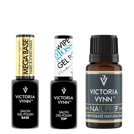 Victoria Vynn Mega Base + Top Gloss & Nail Prep Set