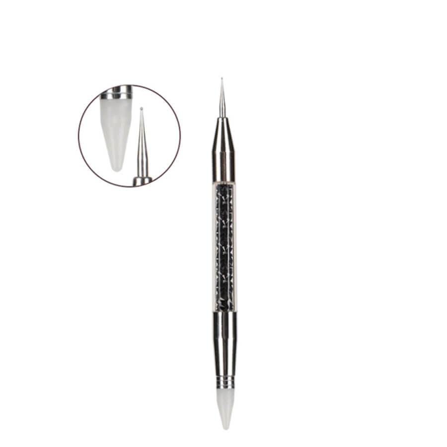 victoria vynn 2in1 double sided brush and dotting black