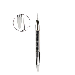 victoria vynn 2in1 double sided brush and dotting black