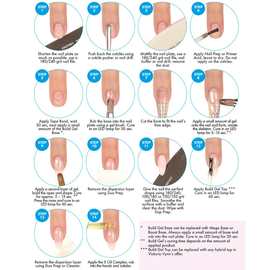 victoria vynn step by step instructions builder gels