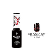 Victoria Vynn Gel Polish Red Mirage Top No Wipe 8ml