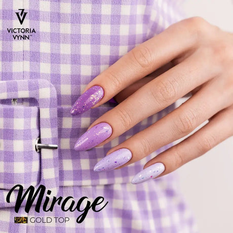 Victoria Vynn Gel Polish Mirage Top No Wipe Set gold inspiration