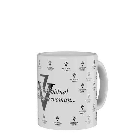 Victoria Vynn White Mug D - Roxie Cosmetics