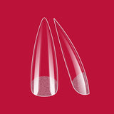 Victoria Vynn Soft Gel Tips Long Stiletto Complete Kit with LED Lamp Close Up - Roxie Cosmetics