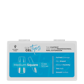 Victoria Vynn Soft Gel Tips Medium Square - Roxie Cosmetics