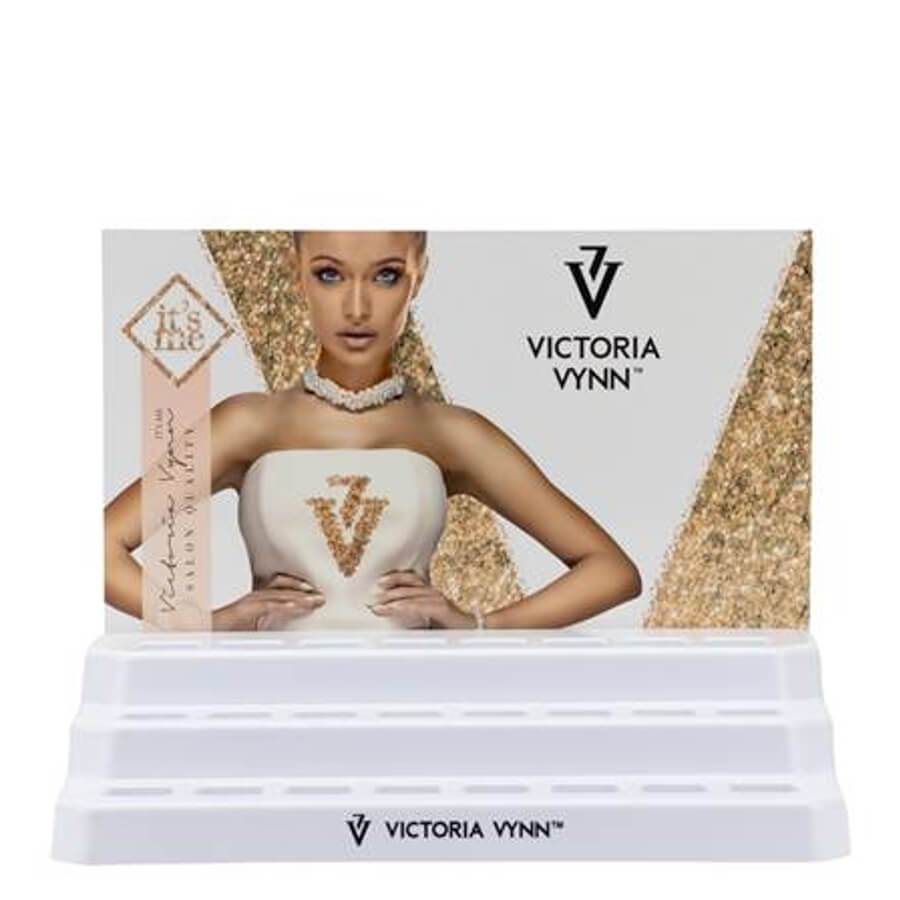 Victoria Vynn Standing Counter Display holds 24 hybrids